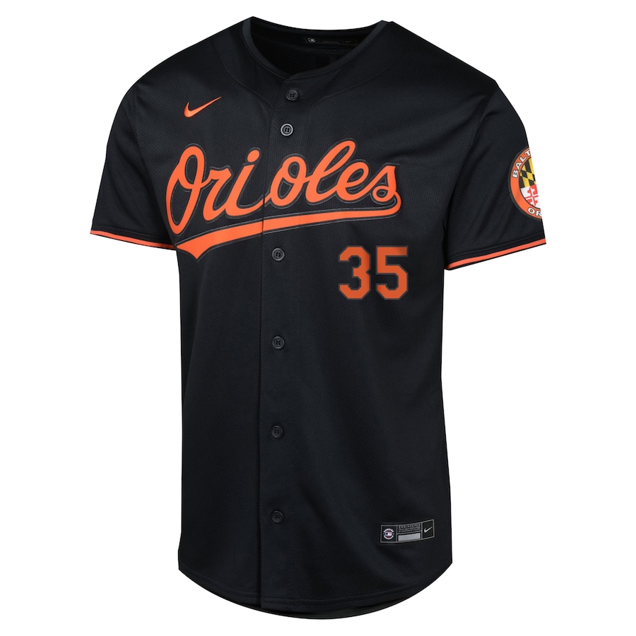 Baltimore Orioles Adley Rutschman Nike Black Alternate Limited Player Jersey