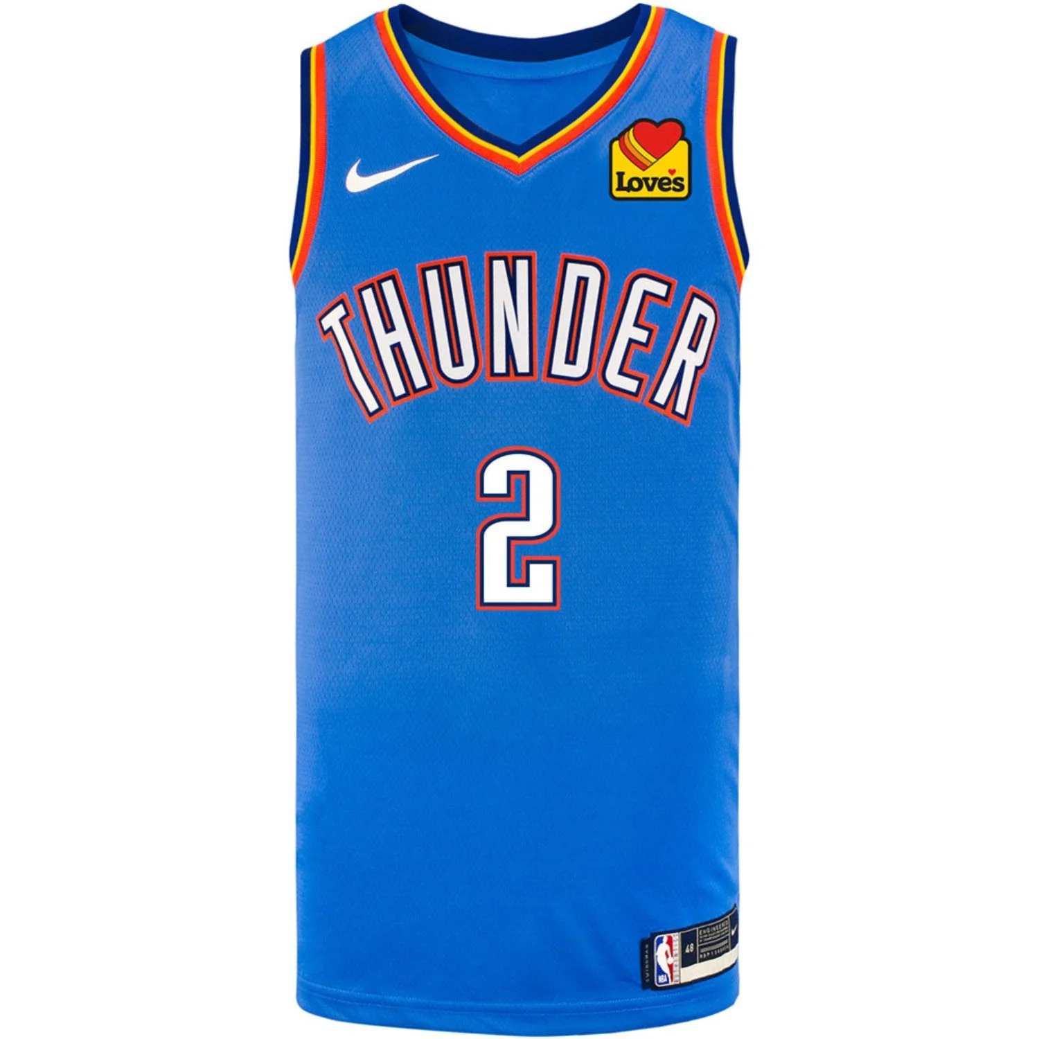 OKLAHOMA CITY THUNDER NBA FINALS SHAI GILGEOUS-ALEXANDER ICON SWINGMAN