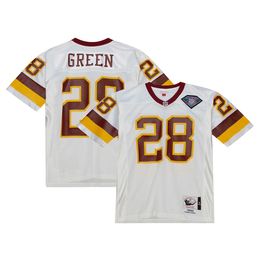 Darrell Green Washington Commanders 1994 Mitchell & Ness Authentic Throwback Retired Player Jersey – White