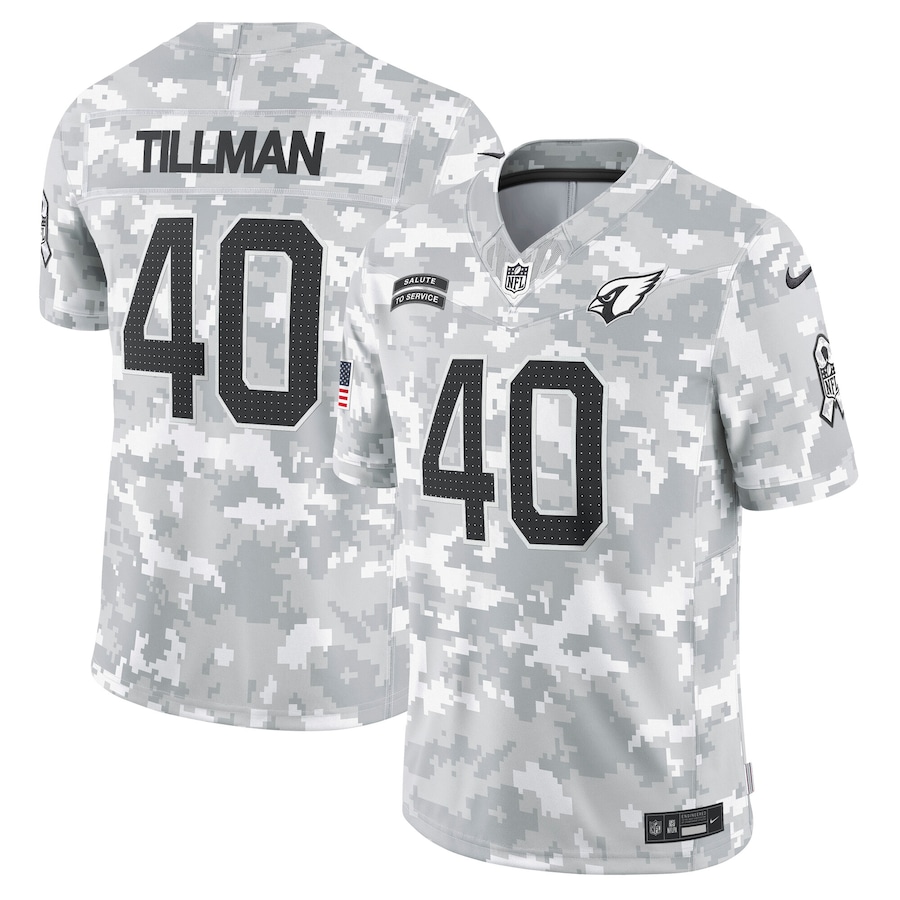 Arizona Cardinals Pat Tillman Nike Arctic Camo 2024 Salute to Service Retired Player Limited Jersey