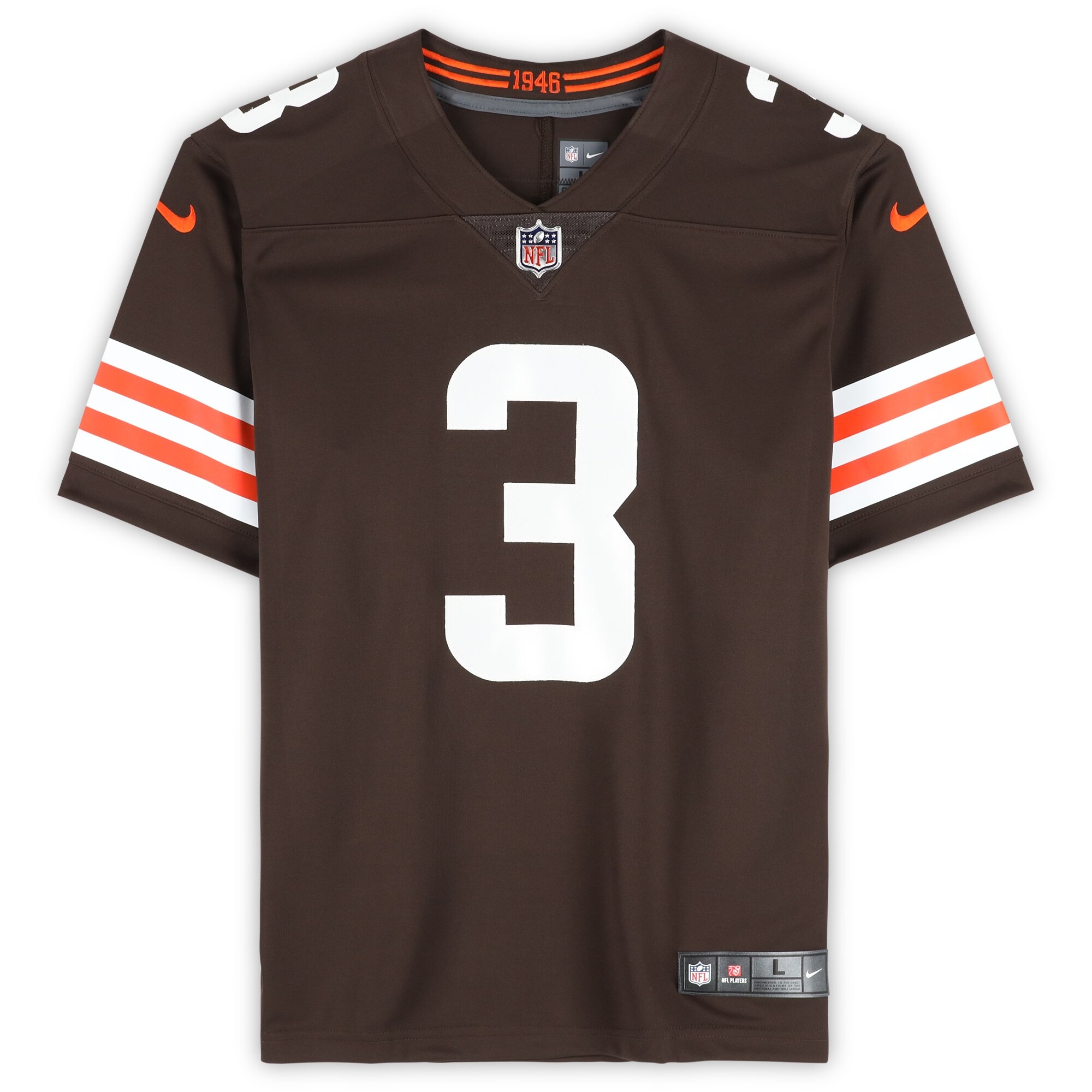 Jerry Jeudy Cleveland Browns Autographed Brown Nike Jersey