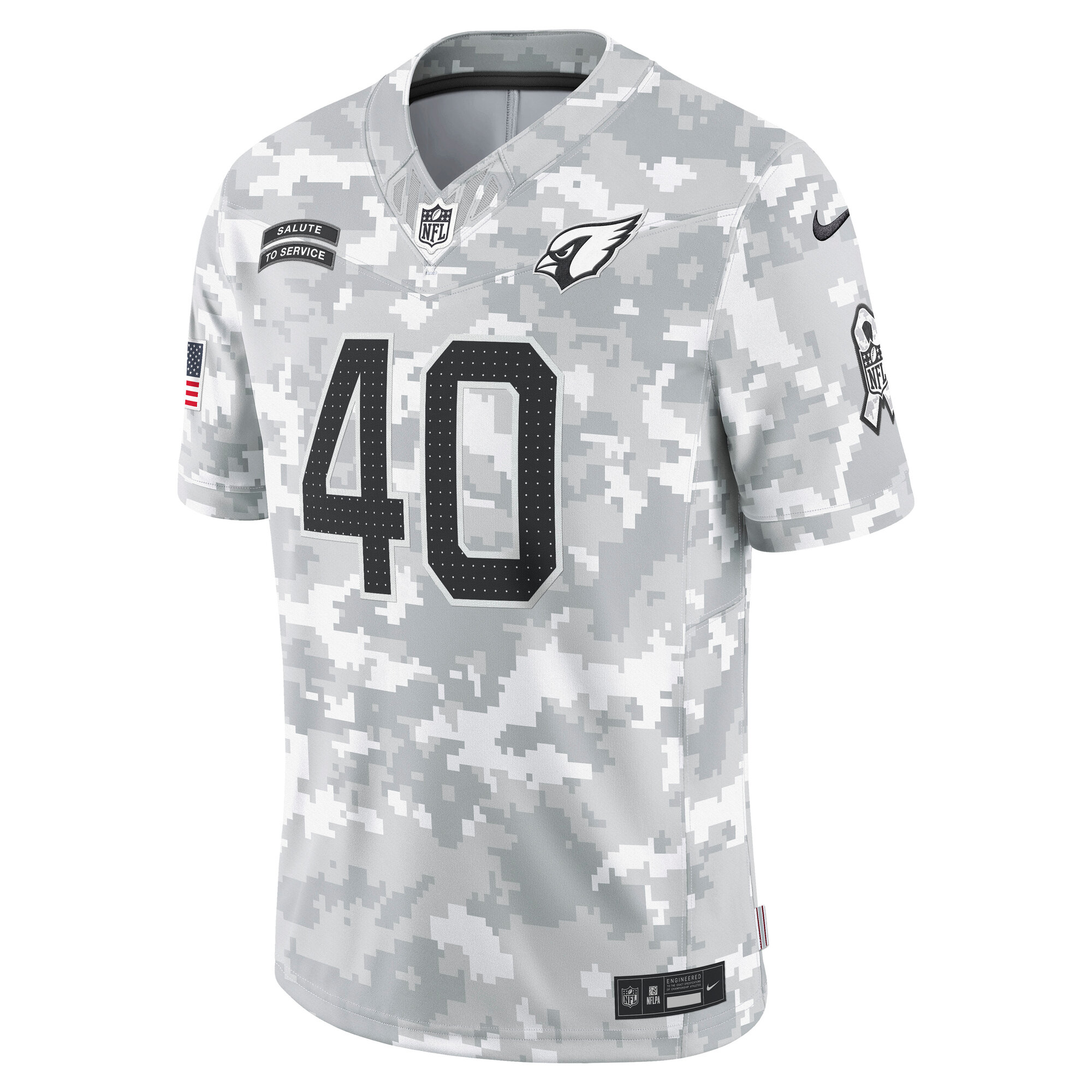 Arizona Cardinals Pat Tillman Nike Arctic Camo 2024 Salute to Service Retired Player Limited Jersey