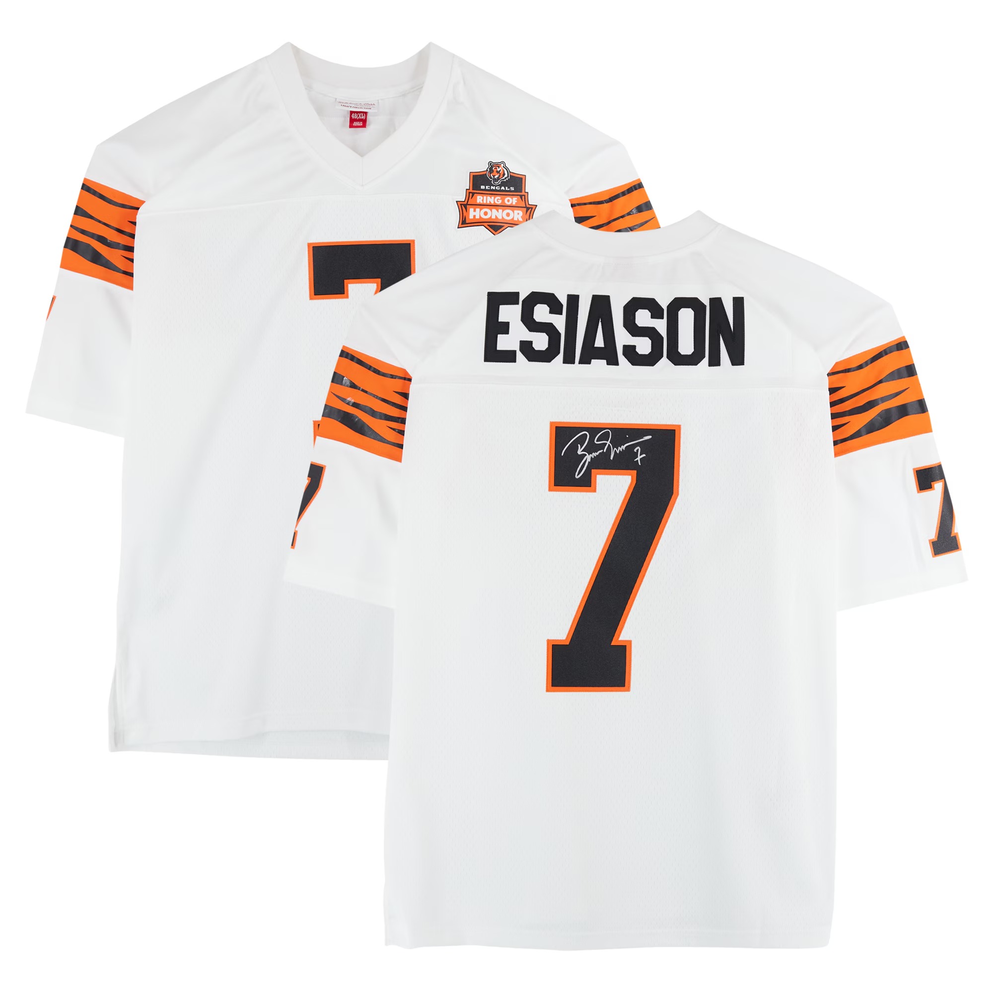 Boomer Esiason Cincinnati Bengals Autographed White Legacy Jersey