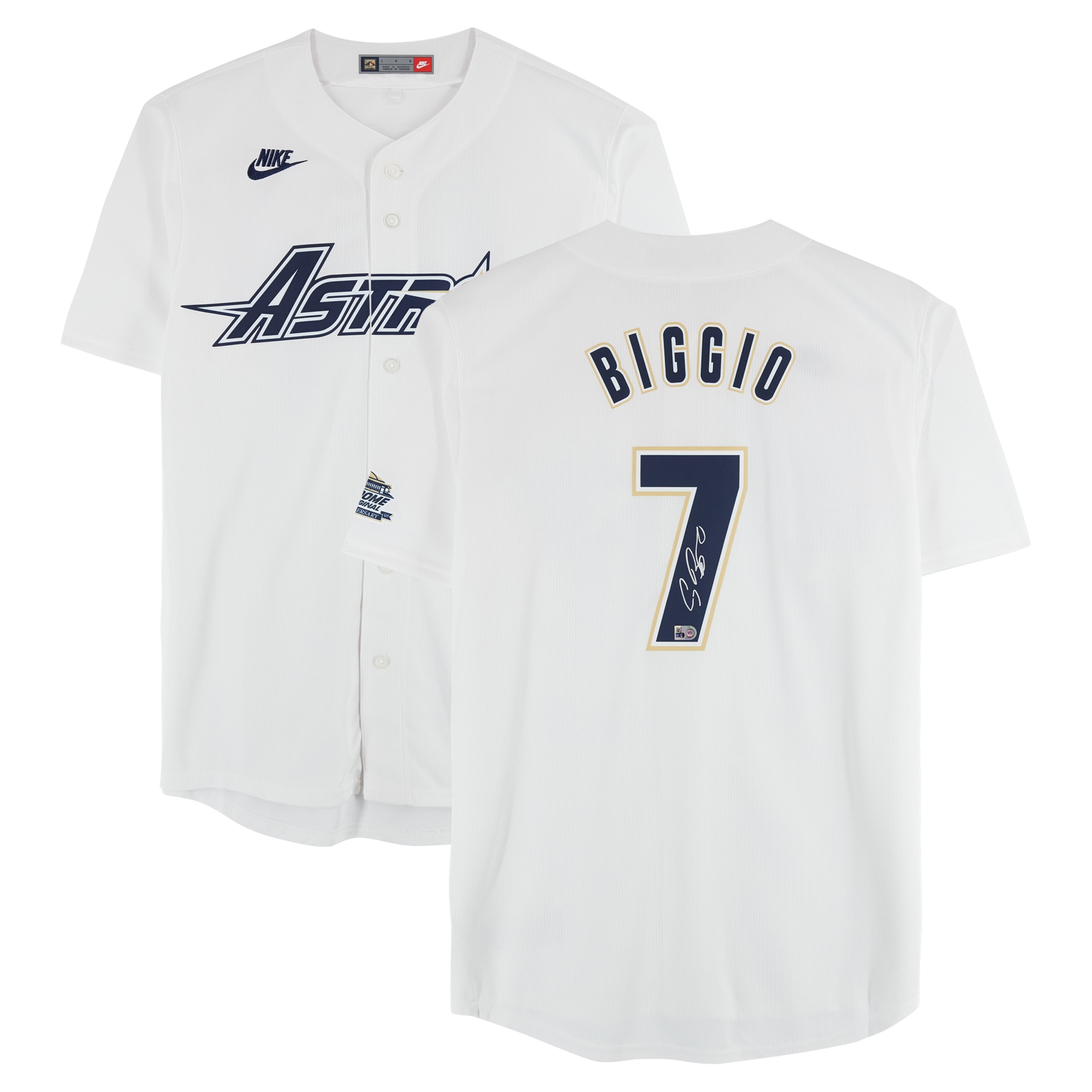 Craig Biggio Houston Astros Autographed White Jersey