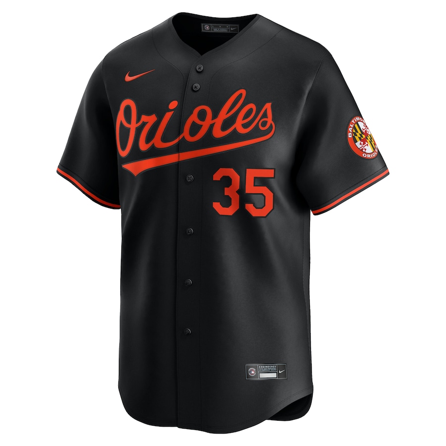 Baltimore Orioles Adley Rutschman Nike Black Alternate Limited Player Jersey