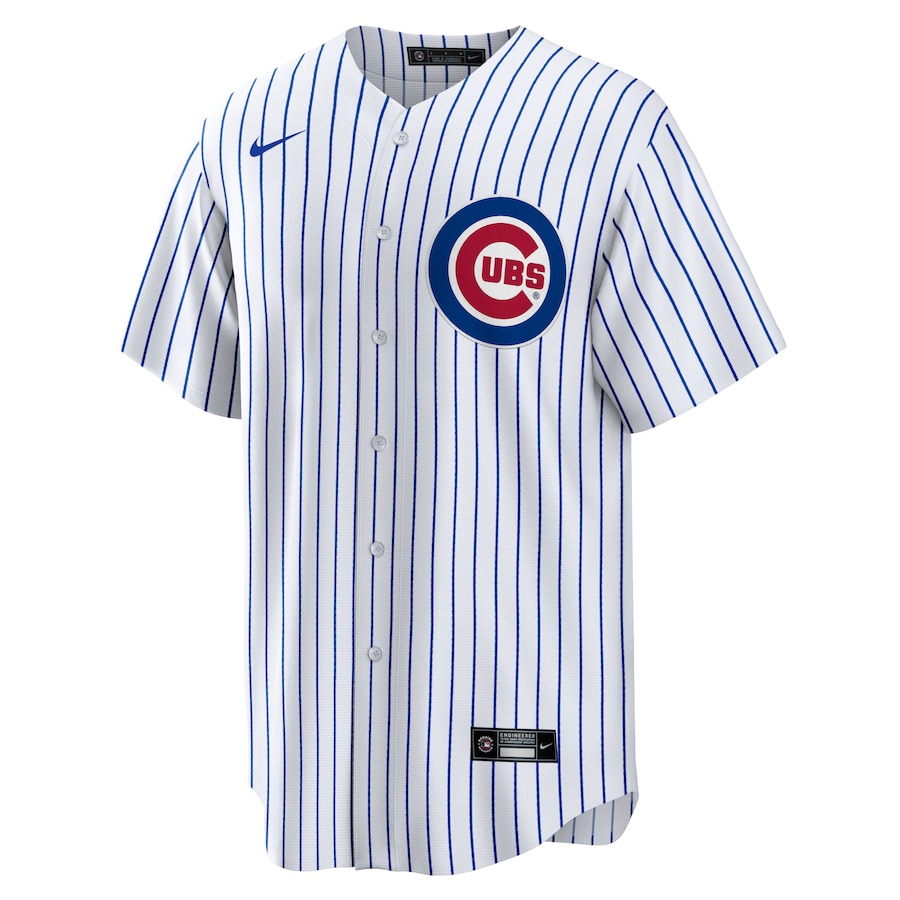 Men’s Nike White Chicago Cubs Home Replica Team Jersey
