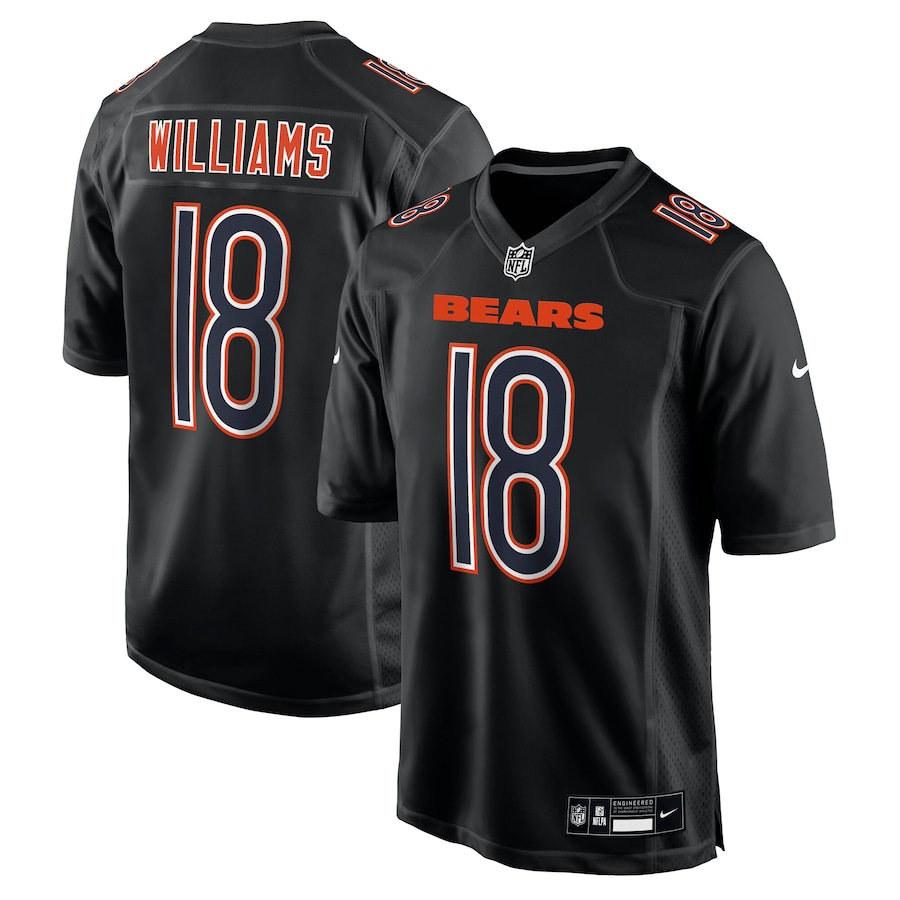 Chicago Bears Caleb Williams Nike Carbon Black Fashion Jersey