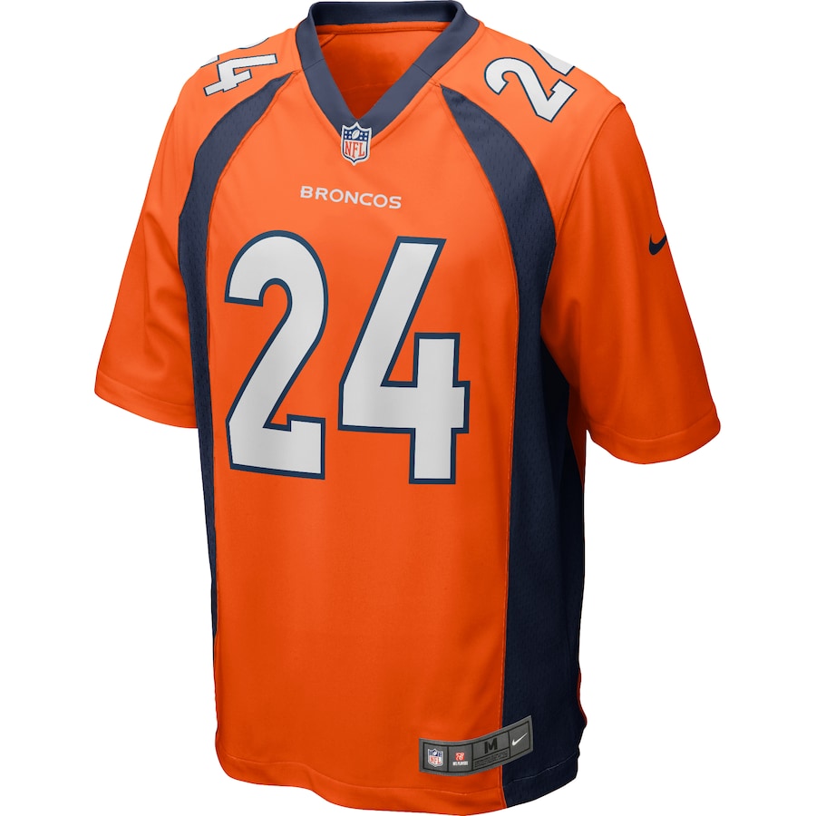 Denver Broncos Champ Bailey Nike Orange Game Retired Player Jersey