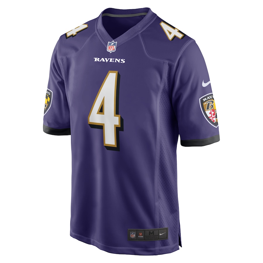 Baltimore Ravens Zay Flowers Nike Purple Game Jersey