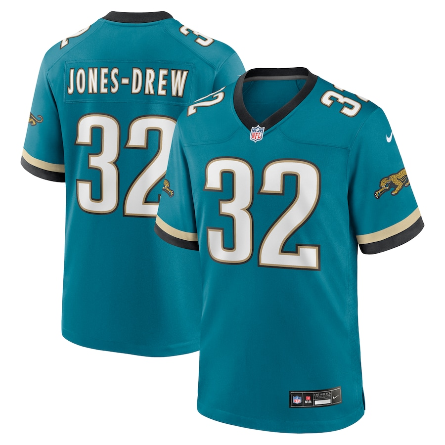 Maurice Jones Drew Jacksonville Jaguars Nike Prowler Throwback Retired Player Game Jersey Football
