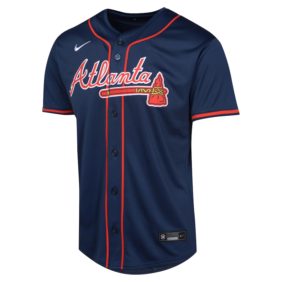 Atlanta Braves Ronald Acuña Jr. Nike Navy Alternate Limited Player Jersey