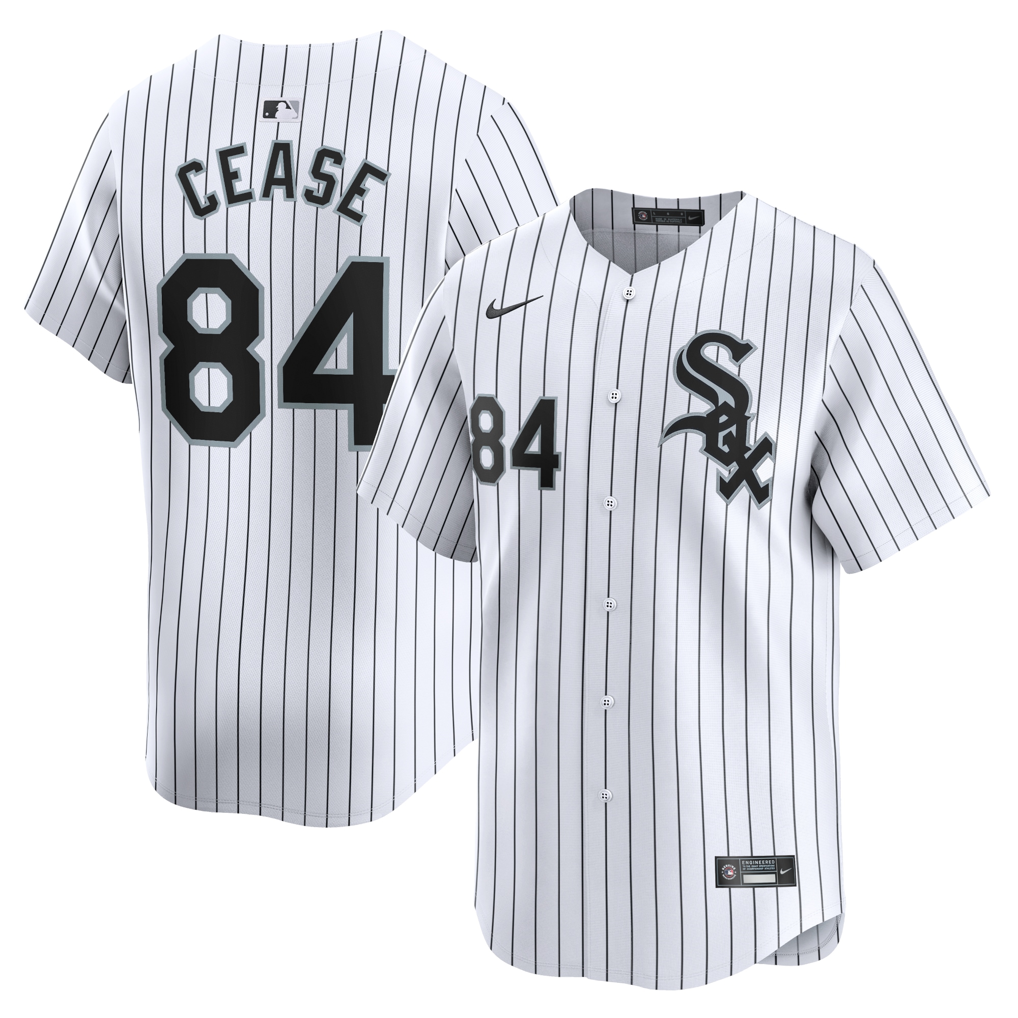 Chicago White Sox Dylan Cease Nike White Home Limited Player Jersey