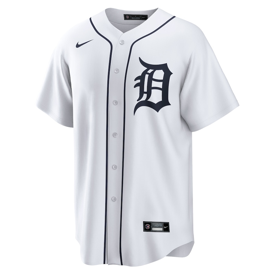 MLB Men’s Detroit Tigers Andy Ibáñez Nike White Home Replica Player Jersey
