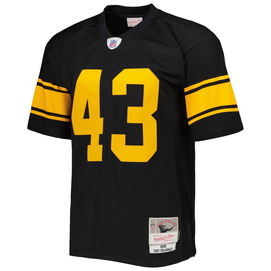 Troy Polamalu Pittsburgh Steelers Legacy Replica Jersey – Black