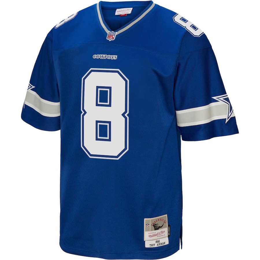 Dallas Cowboys Troy Aikman Mitchell & Ness Royal Legacy Replica Jersey