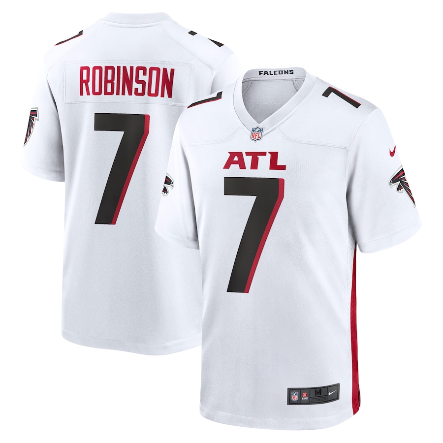 Atlanta Falcons Bijan Robinson Nike White Game Jersey