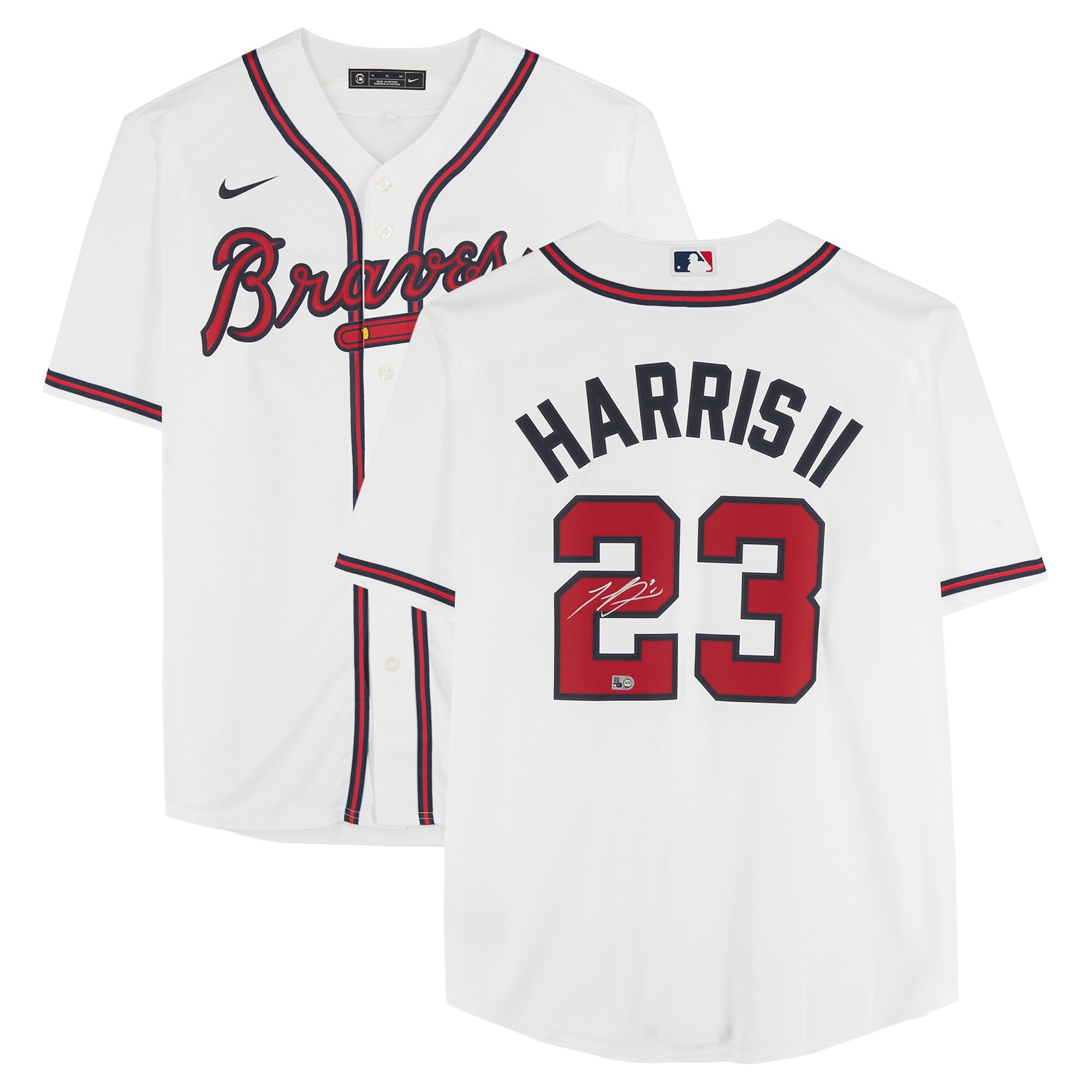 Michael Harris II Atlanta Braves Autographed White Jersey