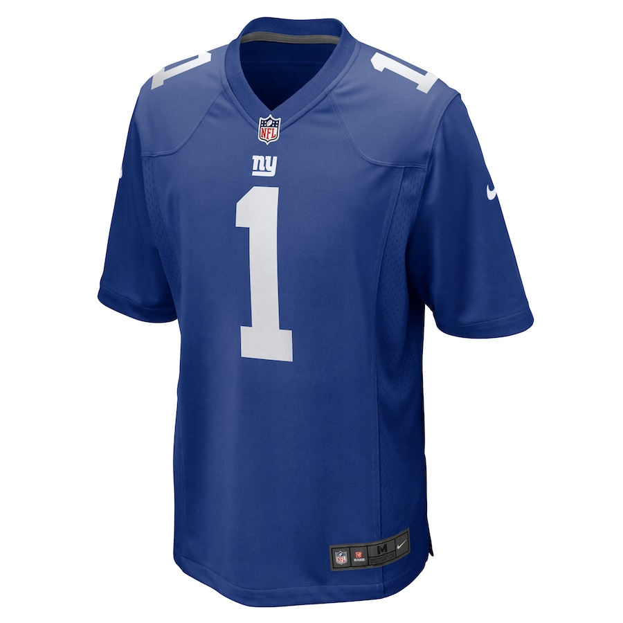 Malik Nabers New York Giants Nike Player Game Jersey – Royal