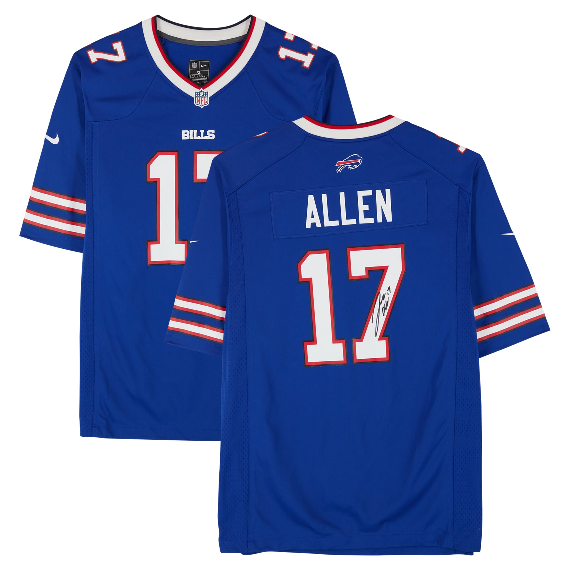 Josh Allen Buffalo Bills Autographed Nike Royal Limited Jersey