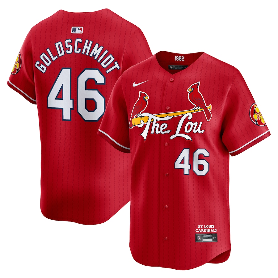 Paul Goldschmidt St. Louis Cardinals Nike 2024 City Connect Limited Player Jersey – Red