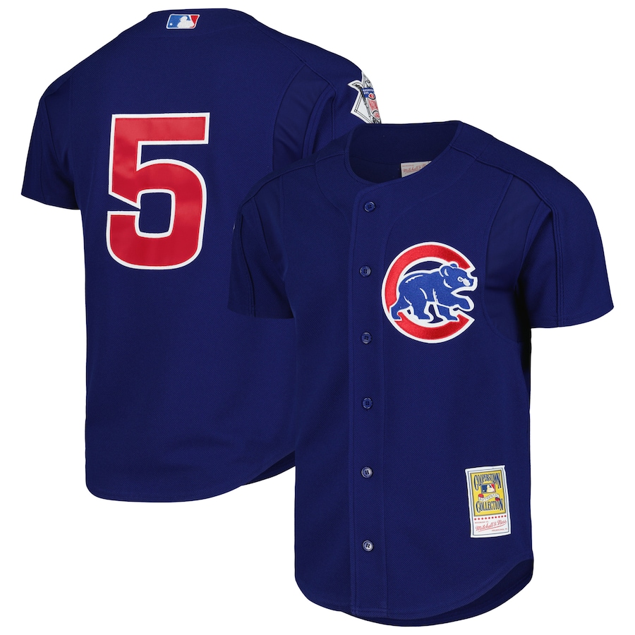 Chicago Cubs Nomar Garciaparra Mitchell & Ness Royal Cooperstown Collection 2005 Batting Practice Jersey