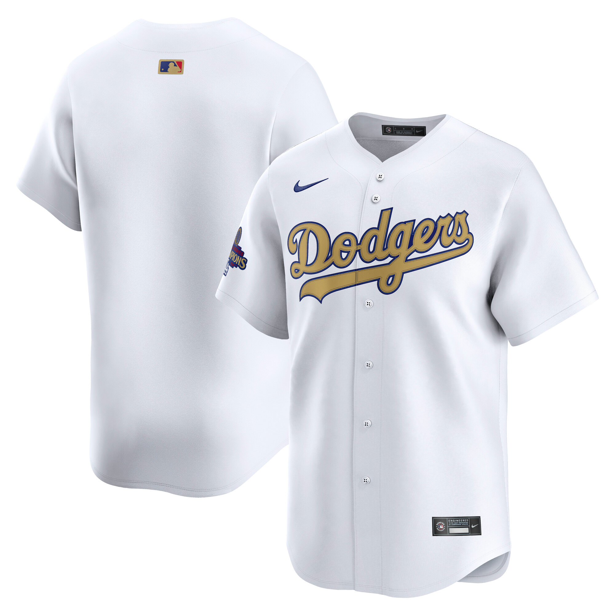 Los Angeles Dodgers Nike 2025 Gold Collection Limited Jersey