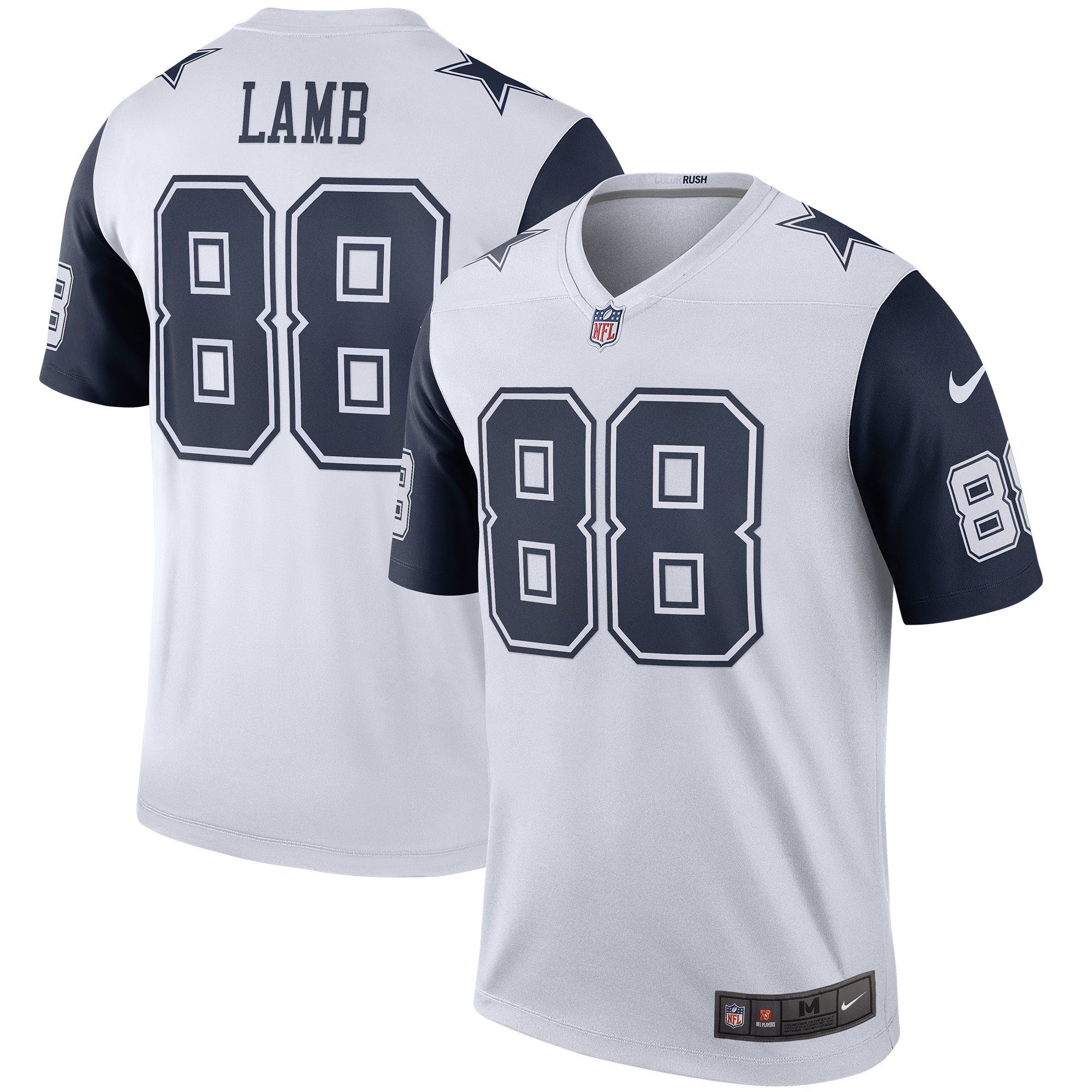 Dallas Cowboys CeeDee Lamb Nike White Alternate Legend Player Performance Top