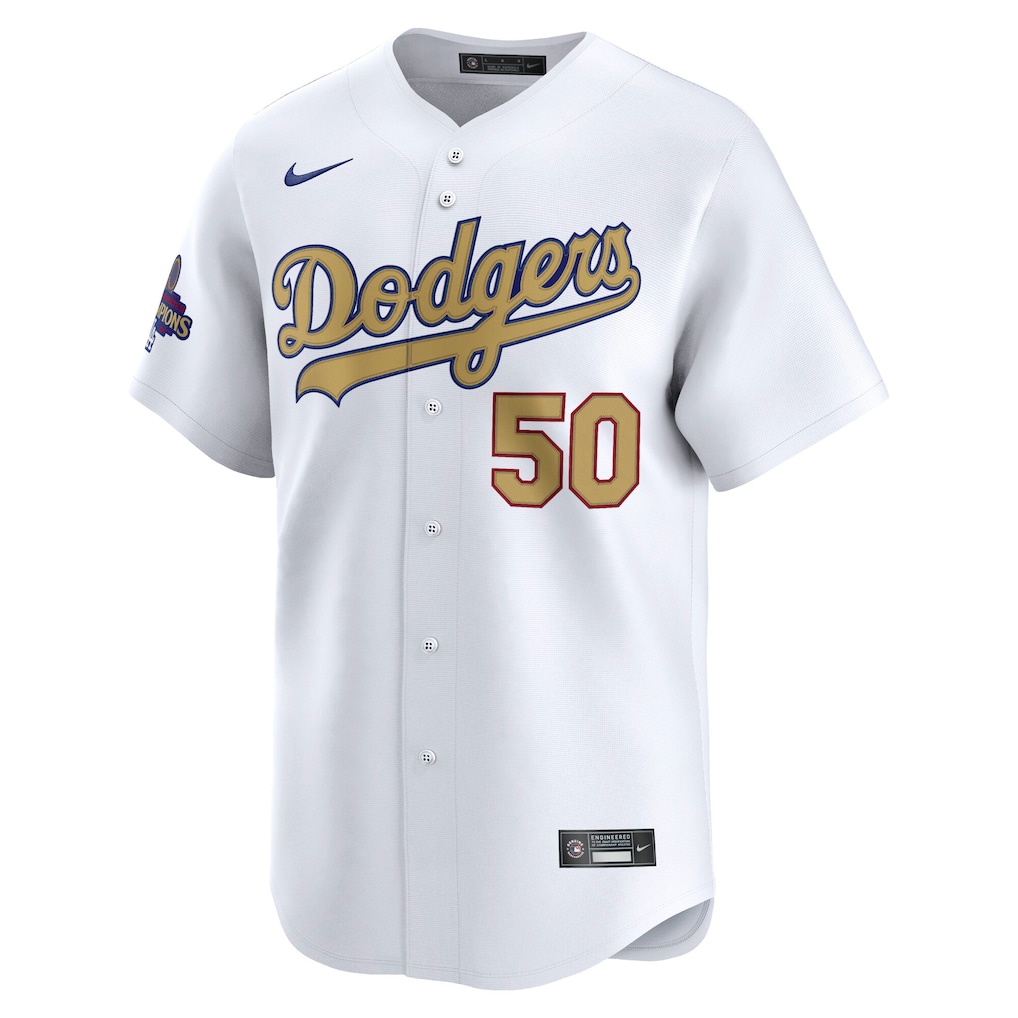 Mookie Betts Los Angeles Dodgers Nike 2025 Gold Collection Limited Jersey