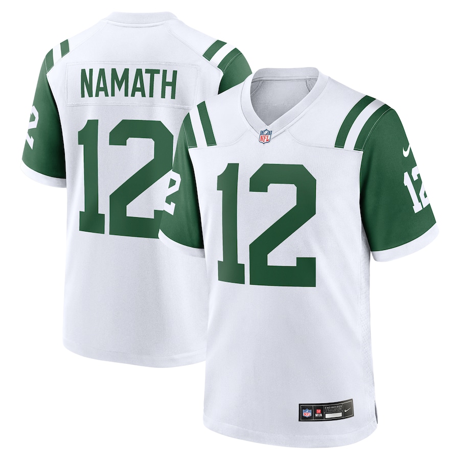 Joe Namath New York Jets Nike Classic Alternate Retired Player Game Jersey – White