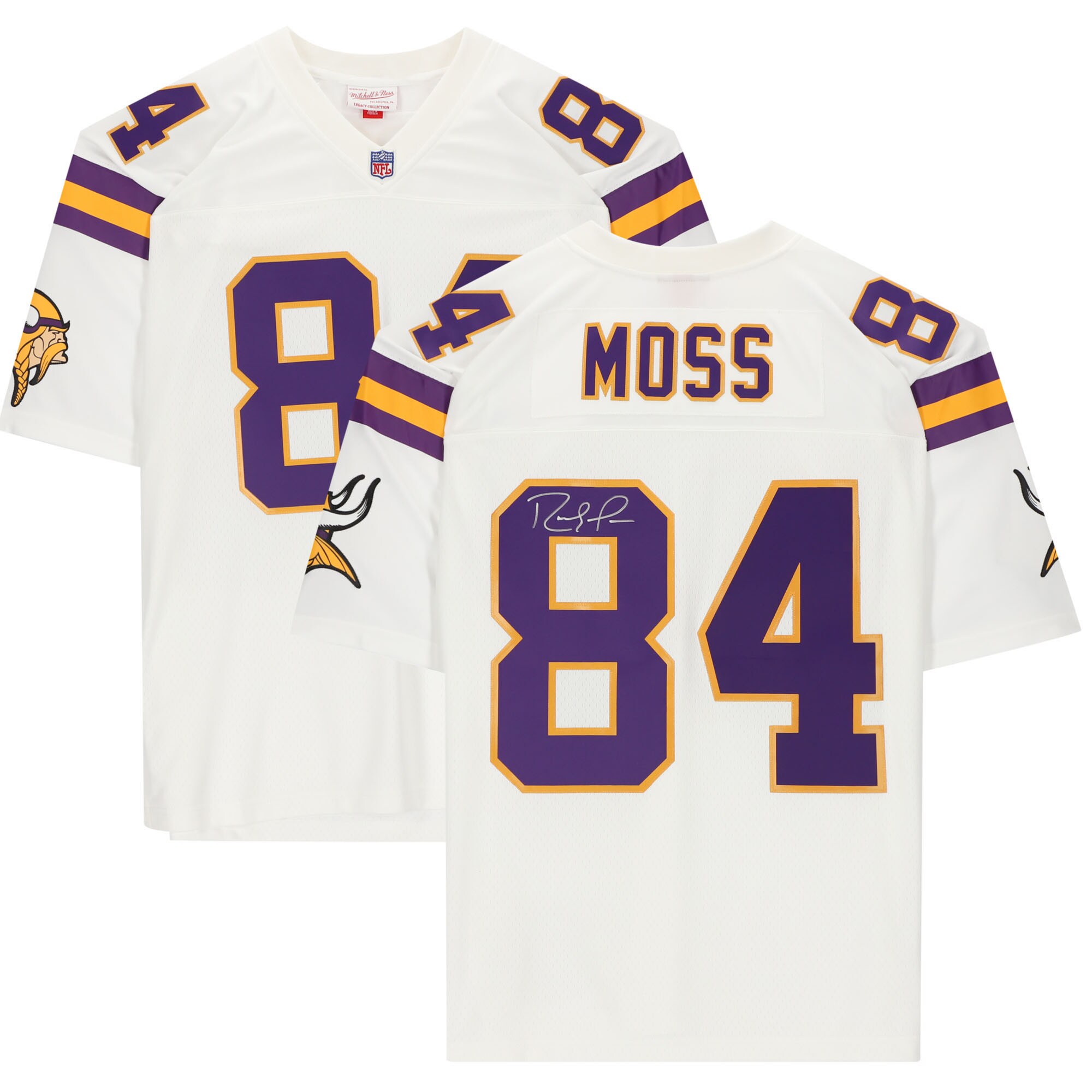 Randy Moss Minnesota Vikings Autographed White Replica Jersey