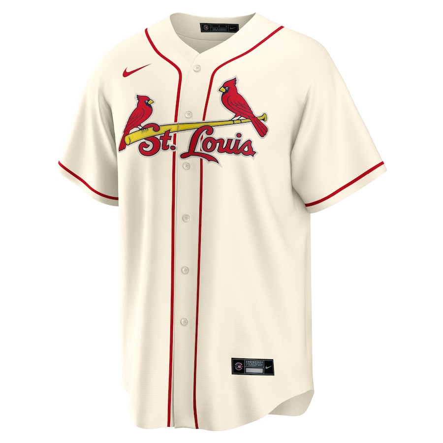 St. Louis Cardinals Nike Alternate Replica Team Jersey – Cream