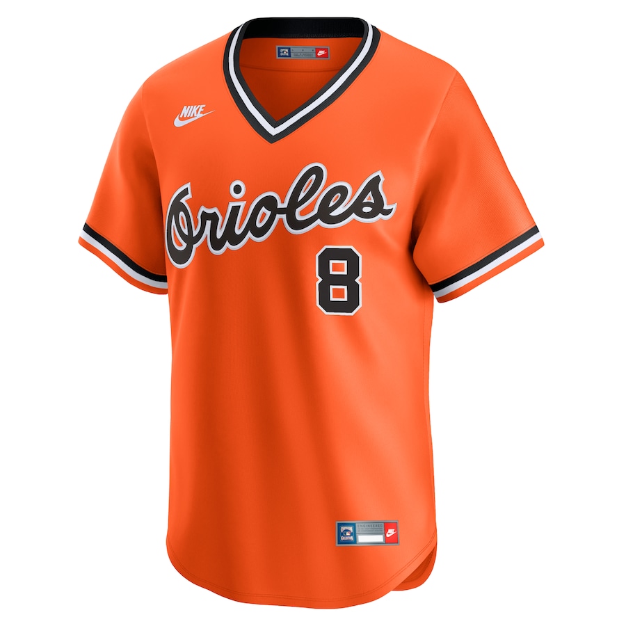 Baltimore Orioles Cal Ripken Jr. Nike Orange Throwback Cooperstown Limited Jersey