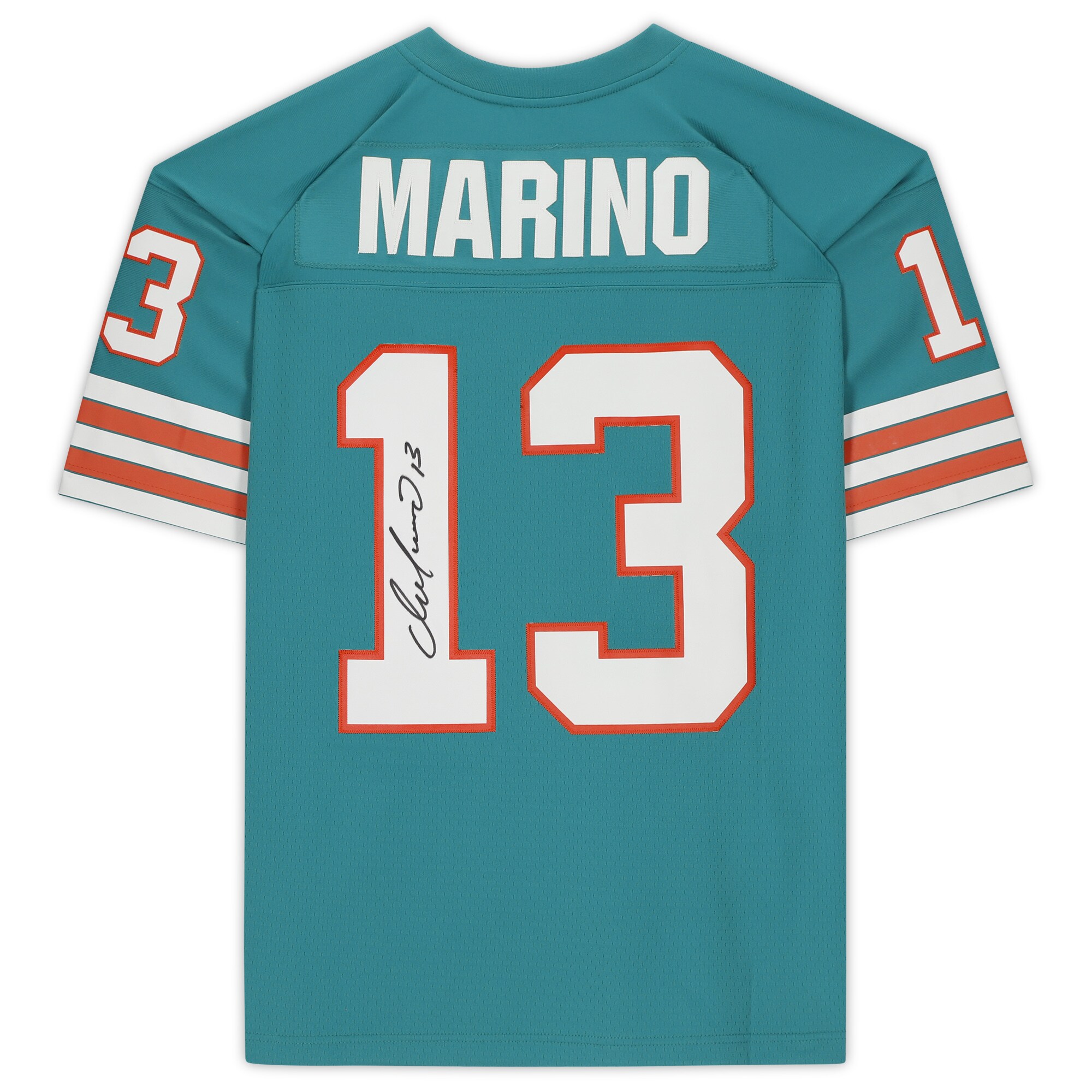 Dan Marino Miami Dolphins Autographed Aqua Replica Jersey