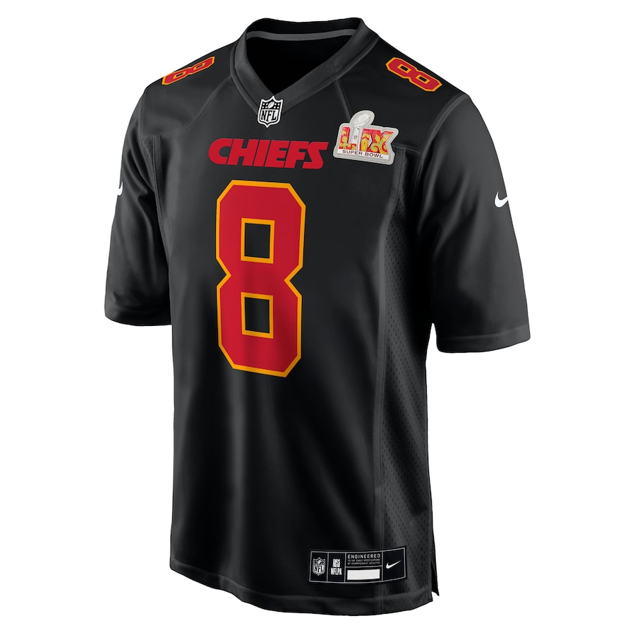 DeAndre Hopkins Kansas City Chiefs Nike Super Bowl LIX Fashion Game Jersey Black