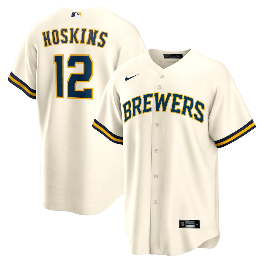 Hoskins Milwaukee Brewers Nike Alternate Player Jersey