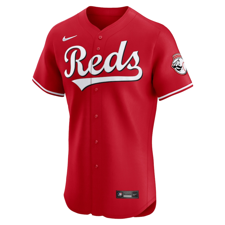 Cincinnati Reds Nike Red Alternate Vapor Premier Elite Patch Jersey
