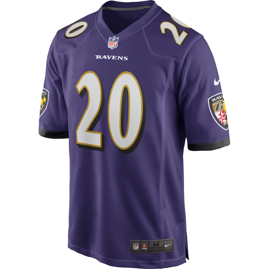 Baltimore Ravens Ed Reed Nike Purple Game Retired Player Jersey