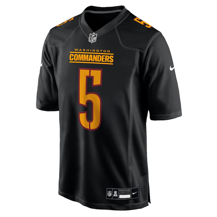 Jayden Daniels Washington Commanders Nike Fashion Jersey – Carbon Black