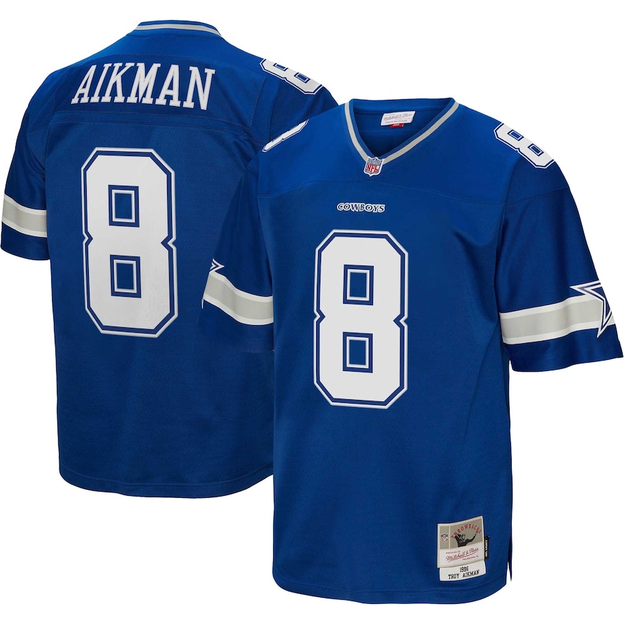 Dallas Cowboys Troy Aikman Mitchell & Ness Royal Legacy Replica Jersey