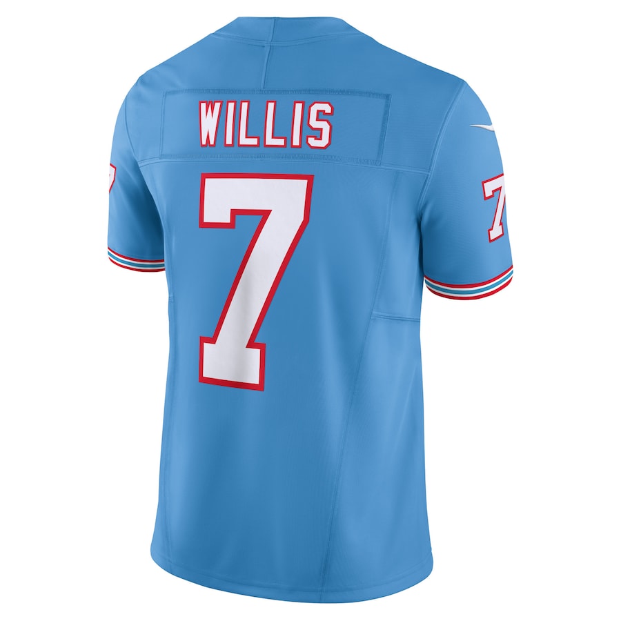 Malik Willis Tennessee Titans Nike Vapor F.U.S.E. Limited Jersey – Light Blue