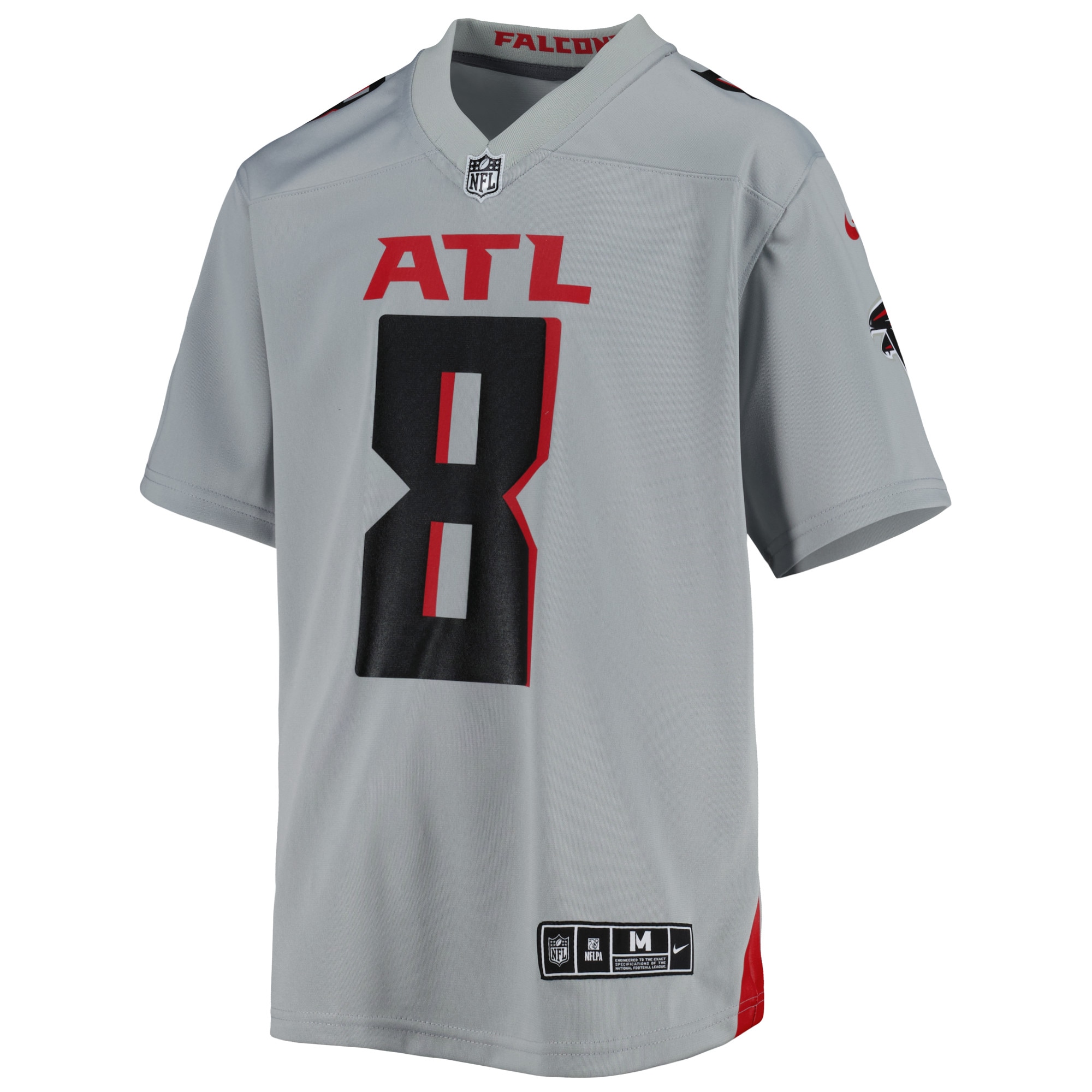 Kyle Pitts Atlanta Falcons Nike Youth Inverted Game Jersey – Gray