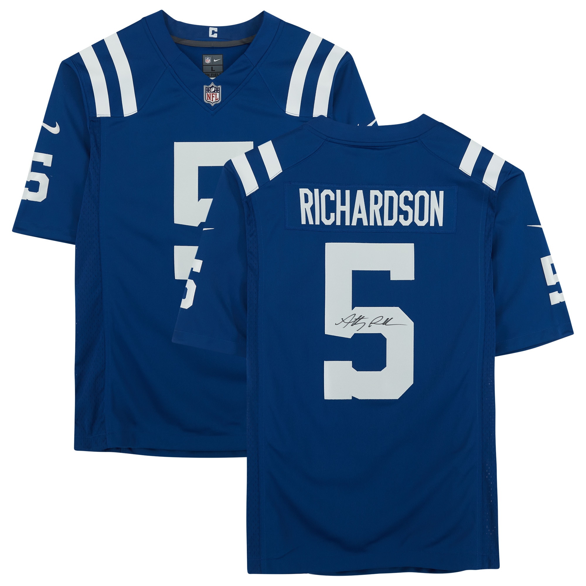Anthony Richardson Indianapolis Colts Autographed Blue Nike Limited Jersey