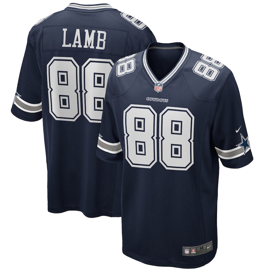 Dallas Cowboys CeeDee Lamb Nike Navy Team Legend Player Performance Top