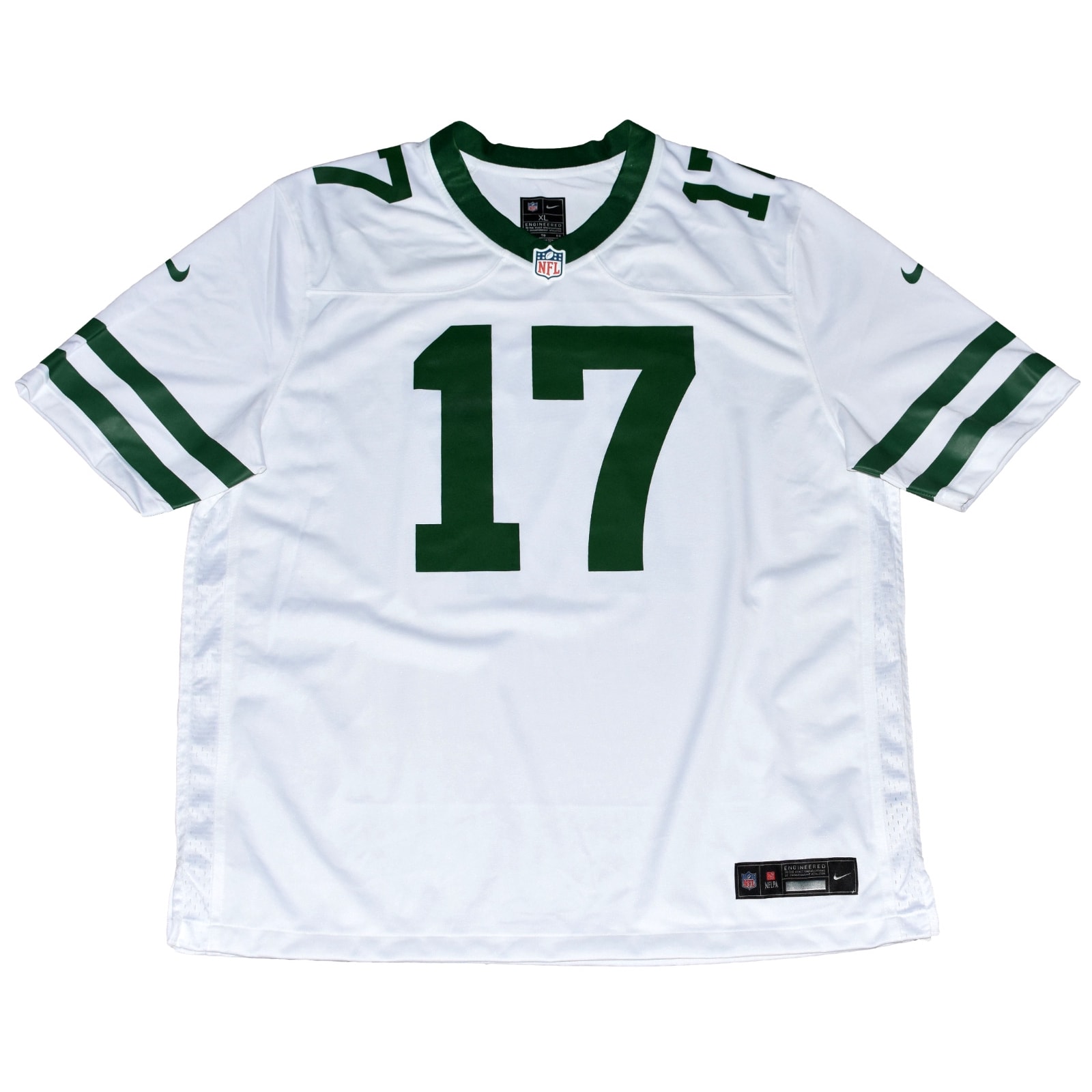 Davante Adams Autographed New York Jets #17 White Nike Jersey Beckett