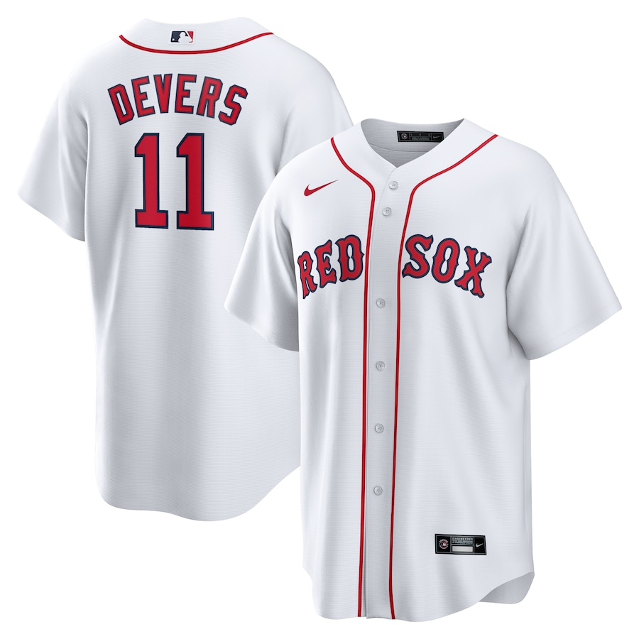 Boston Red Sox Rafael Devers Nike White Home Limited Player Jersey
