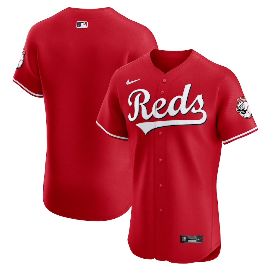 Cincinnati Reds Nike Red Alternate Vapor Premier Elite Patch Jersey