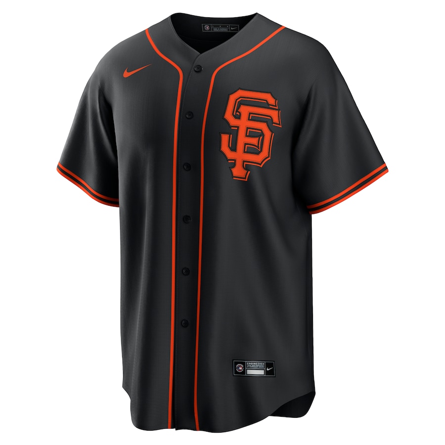 San Francisco Giants Nike Alternate Replica Team Jersey – Black