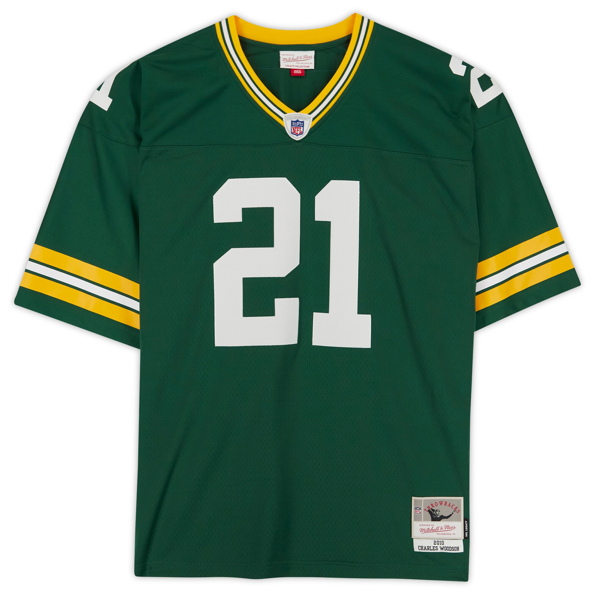 Charles Woodson Green Bay Packers Autographed Green Jersey