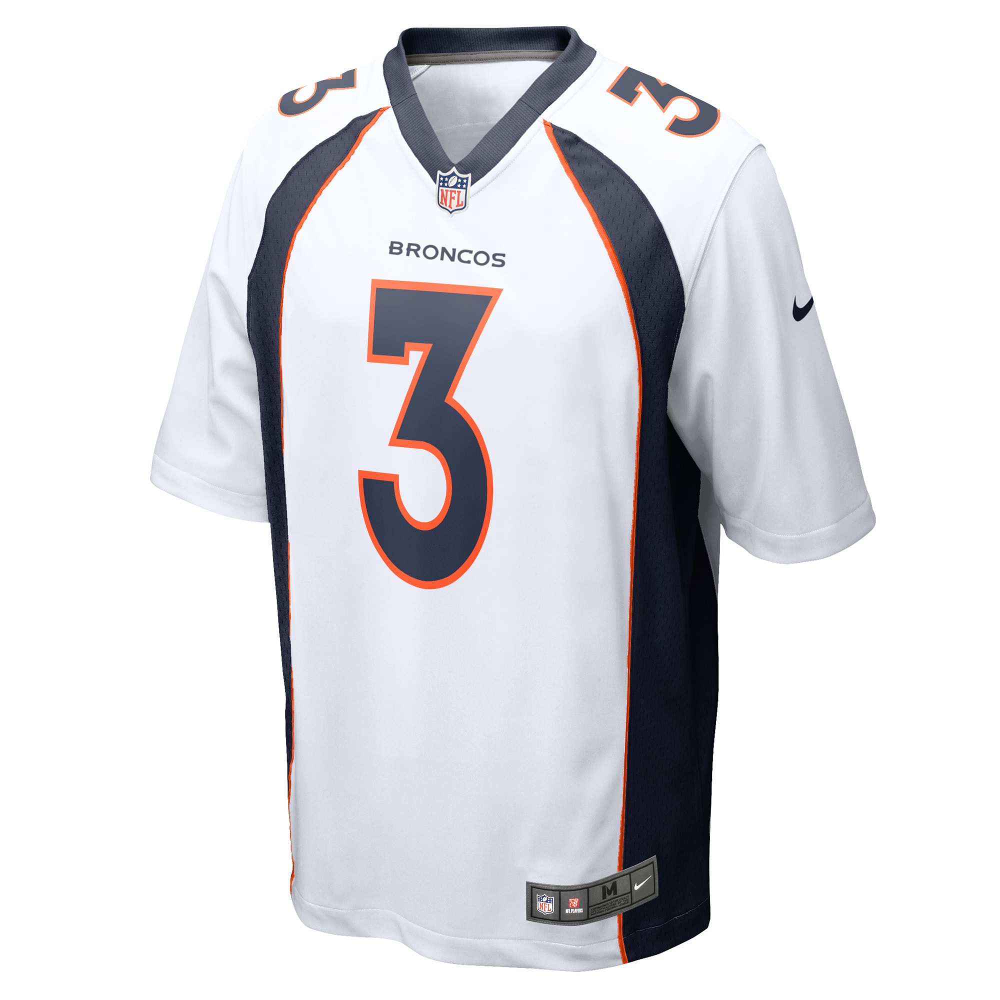 Denver Broncos Russell Wilson Nike Orange Team Vapor Limited Jersey
