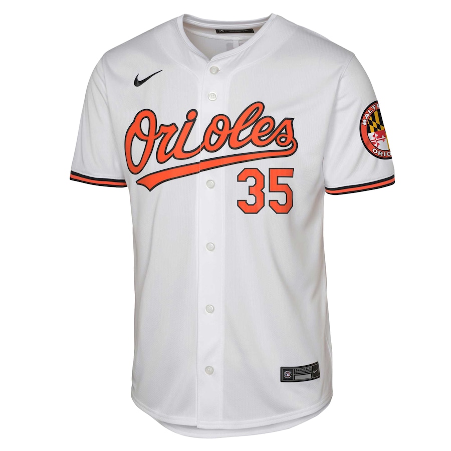 Baltimore Orioles Adley Rutschman Nike White Home Limited Player Jersey